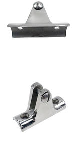 Pièces de bateau à voile en acier inoxydable 316 de la marque Starfish, fixation de capote bimini, charnière pivotante de pont, montage de 22,5 à 25,5 mm de longueur, utilisée pour les bateaux à voile - Product Image 6