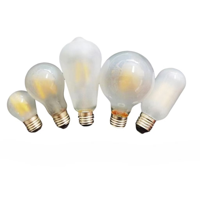 4W Frosted LED Globe Lamp Body E14/E27/E26/E12 LED Candelabra Bulb with Edison Filament Candle Bulbs ST64 T45 G80 G95