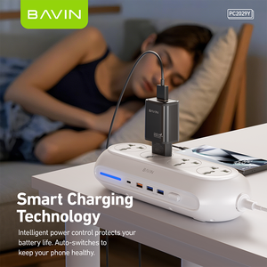 <span class=keywords><strong>Chargeur</strong></span> intelligent rapide BAVIN Home Office Mobile Phone Wall PC2029Y EU USB 22.5W avec câble USB - Product Image 6