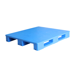 Palette en plastique recyclable écologique <span class=keywords><strong>LILE</strong></span> DCW-1210 à surface plate grillagée simple face pour entrepôt frigorifique et construction en béton - Product Image 4