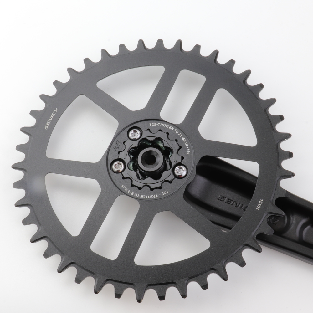 SENICX砂利バイクDUBクランクセットFC-GR2-A1 40T 42T 44T 165mm/170mm