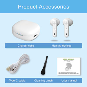 Amplificateur de son confortable pour prothèse auditive à réduction de bruit rechargeable invisible pour l'assistance à la surdité pour les problèmes d'oreille et d'audition - Product Image 3