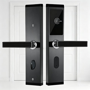 Serrure de porte intelligente Tuya, serrure intelligente à empreintes digitales avec clavier tactile, carte IC, déverrouillage par application, verrouillage automatique, antivol pour maison, appartement, <span class=keywords><strong>location</strong></span> - Product Image 1