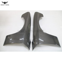 Guardabarros Delantero de Fibra de Carbono Real para Dodge Challenger Hellcat 2015-2018, Mejora al Estilo S-RT, Kit de Carrocería, Accesorios para Automóviles