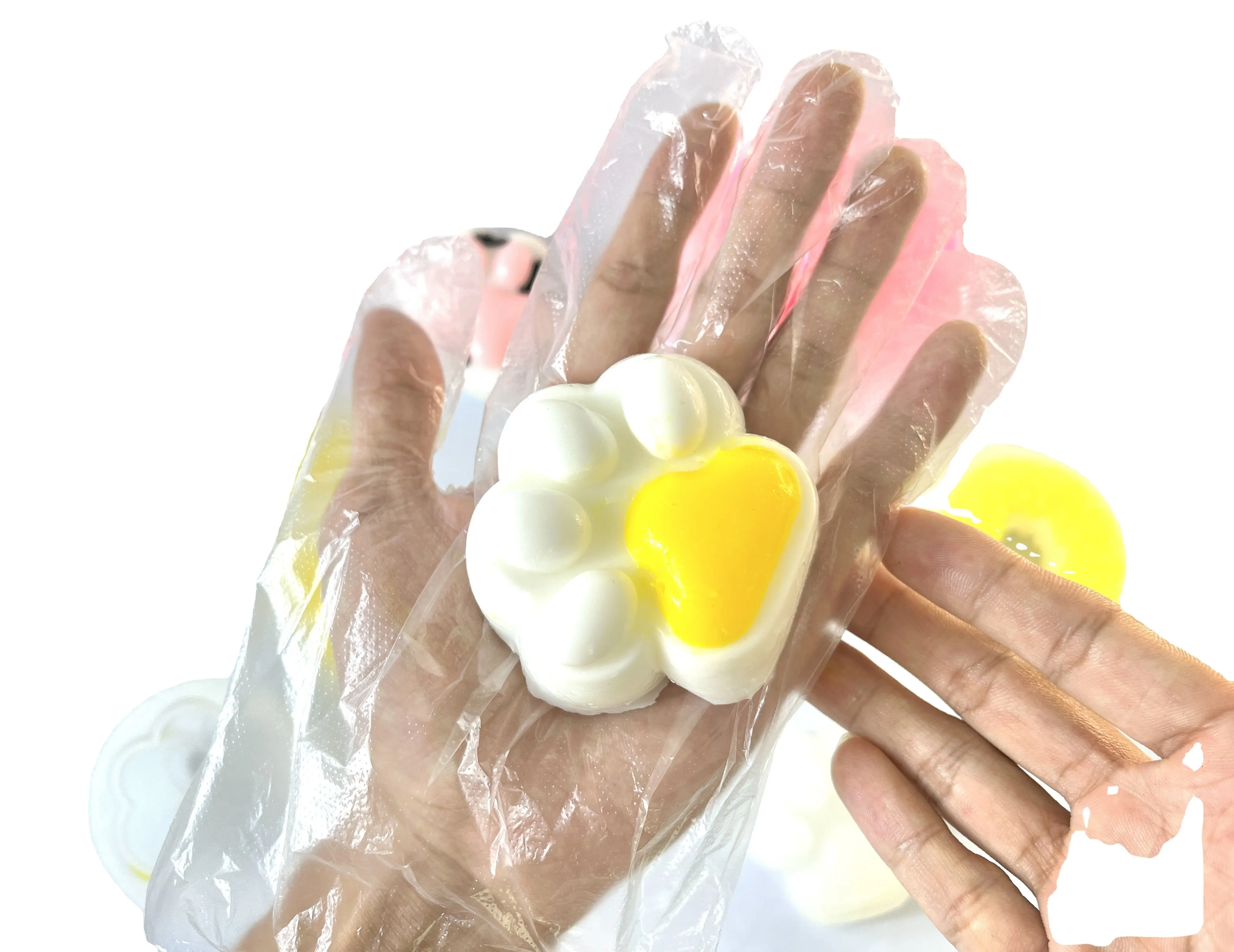 Sıcak satış reçine balçık toksik olmayan meyve yumurta balçık renk kristal çamur DIY macun jöle balçık oyuncak kız erkek için