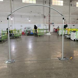 Structure de support incurvée pour mariage, en alliage d'aluminium de haute qualité, assemblée et réglable, pour la décoration de <span class=keywords><strong>fond</strong></span> d'événements d'équipe - Product Image 3