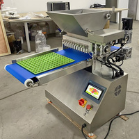 Machine de dépose de bonbons de comptoir, machine à fabriquer des coupelles de chocolat, déposeur pneumatique multi-buses en acier inoxydable pour le remplissage de biscuits
