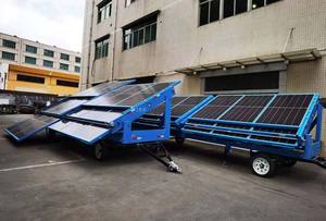 مقطورة طاقة هجينة متنقلة S800-120 بنظام شمسي/رياحي خارج الشبكة، ألواح أحادية البلورية بتقنية MPPT، بطارية احتياطية من الرصاص الحمضي بسعة 120 كيلوواط ساعة - Product Image 6