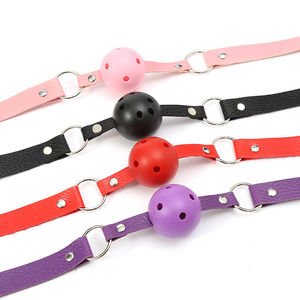 Sexy a bocca aperta traspirante in pelle pallina bavaglio per uomo <span class=keywords><strong>donna</strong></span> - Product Image 2
