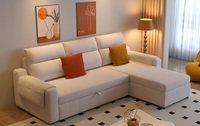 Großhandel Konvertierbares 3-Sitzer Schlafsofa, faltbare Couch mit Stauraum für Wohnzimmermöbel in Apartments