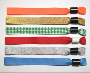 有竞争力的价格质量-有保证的新设计定制手工编织腕带一次使用腕带
