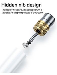 ปากกาสไตลัสแบบดิจิตอลชนิด Capacitive พร้อมหัวปากกาแบบนุ่ม ใช้ได้กับหลายอุปกรณ์ เหมาะสำหรับการเขียนและวาดภาพ พร้อมหัวปากกาเปลี่ยนได้สำหรับมืออาชีพ - Product Image 2