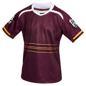 Camiseta Deportiva Personalizada 2026 con Logotipo Bordado, Estilo Retro Super Rugby, Secado Rápido, Transpirable, Manga Corta, Unisex, Verano - Product Image 3