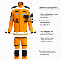 Veste de protection contre les arcs électriques, imperméable et antistatique, avec doublure intérieure détachable résistante aux flammes, combinaison ignifuge, tenue de protection contre les arcs électriques