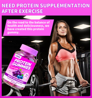 Permen Protein Whey Rasa Anggur & Blueberry 20g Mendukung Pemulihan Otot untuk Pengguna Gym Grosir Partai Besar