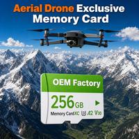 Carte mémoire OEM Nandstor en gros pour usine, haute vitesse V30 U3 A2, 64 Go, 128 Go, 256 Go, 512 Go, 1 To, pour téléphone, drone, appareil photo