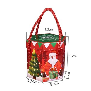 <b>Christmas</b> gift three-dimensional square/cylindrical decorative paper <b>box</b> can be customized - Product Image 4