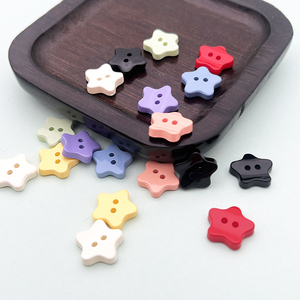 Nhà Máy Trực Tiếp Chứng Khoán Tại Chỗ Bền Vững 12Mm Hình Dạng Ngôi Sao Màu Quá Trình Sơn <span class=keywords><strong>2</strong></span>-Lỗ Abs Áo Sơ Mi Nút Cho Quần Áo - Product Image 3