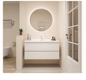 Muebles Sanitarios para Baño, Proyecto de Muebles de Baño, Gabinete de Baño de Aluminio Completo y Económico al por Mayor - Product Image 3