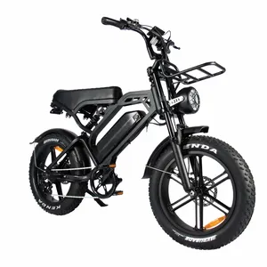 Ready Stock V20 Electric Bicycle Price Fat Tire Cheap New Model Bike Electr Bicycle Electric City Bike