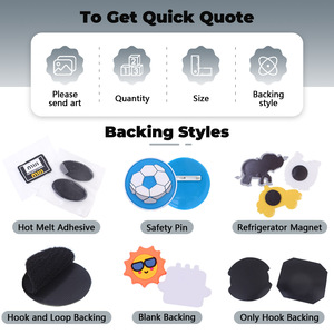 ユニークなデザインのベルクロパッチ、カスタム3Dロゴラベルメーカー、カスタマイズ可能なフックアンドループパッチ、装飾用裏地 - Product Image 6