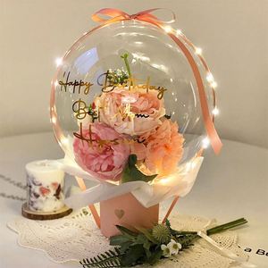 Fournitures de fête d'anniversaire de mariage Ballons bobo à hélium transparents en PVC de 18 pouces - Product Image 2