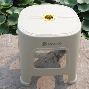 Tabouret en plastique Jiajiale, diamètre 25,5 cm, épaissi, antidérapant, pour salon, salle de bain, tabouret à chaussures - Product Image 3