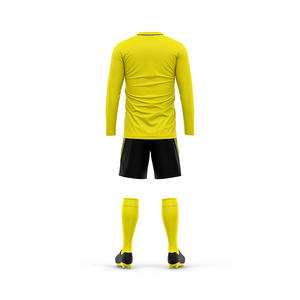 Op maat gemaakt sublimatiedruk voetbaltenue met lange mouwen - Product Image 6