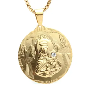 Medalha De Ouro Fornecedor Personalizado Metal Em Relevo 3d Antique Banhado A Ouro Medalha Religiosa