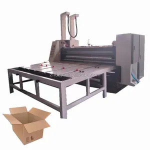 ZHENHUA YSF-C Chain Feeding Semi Automatic Corrugated Printing Slotting Rotary Die Cutter Machine