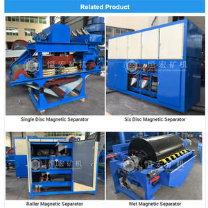 Séparateur magnétique à triple disque pour cassitérite, monazite et minerai de tungstène, 220-500 kg/h - Product Image 5