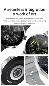 2024 nuovo orologio intelligente QW33 per gli uomini grande schermo HD passo conteggio sport di monitoraggio della salute Smartwatch impermeabile - Product Image 6
