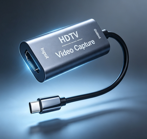 Carte de capture vidéo HD 1080P 60fps vers USB C avec fonction Plug and Play sans pilote pour le streaming de jeux en direct et l'enregistrement OBS - Product Image 3
