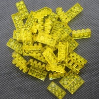 WZ10011 2x4 trous 8*16*5mm 50g/180pcs 500G/sac Briques de construction universelles en micro-diamant nano à petites particules Jouets pour enfants