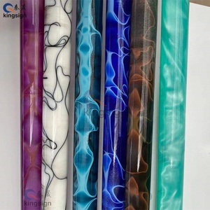 Thanh Nhựa Acrylic Đúc Nhiều Màu Sắc Kingsign, Bằng Đá Cẩm Thạch Que Mica - Product Image 1