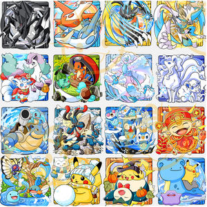 Aimants promotionnels en acrylique personnalisés style trois couches PY 2.0, aimants de réfrigérateur en acrylique, merchandising Pokémon, cadeau pour bébé, jeu de société - Product Image 3
