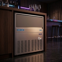Machine à glaçons en cubes commerciale Scotsman BL55, refroidissement par eau/air, dégivrage automatique par gaz chaud, 675x580x750mm, pour hôtel, bar