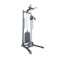 Système de poulies réglable en acier de haute qualité, machine d'entraînement unilatéral pour triceps, poitrine et dos, avec pile de poids de 65 kg