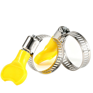 Collier de serrage en acier inoxydable Jinhongying, acier 304, poignée en plastique réglable pour tuyau de gaz et d'eau - Product Image 2