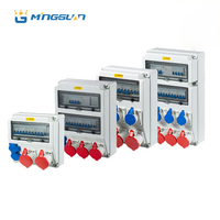 Boîte de distribution portable de haute qualité, industrielle, mobile, étanche, avec prise combinée, fabriquée en plastique ABS résistant