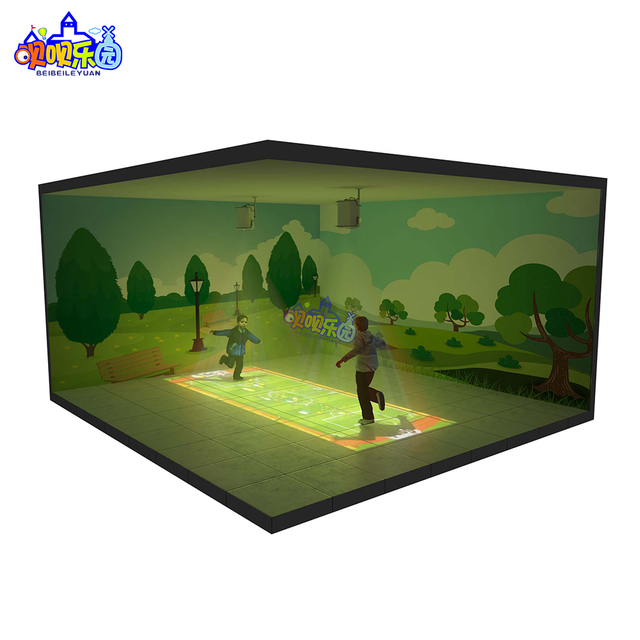 Strict QC Inspection Wholesale Custom 3D Immersive AR Interactive Floor Projection Games Mapping Projector for Indoor Playground