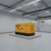 Groupe électrogène diesel silencieux ECG 20-50KW d'origine Cummins avec capot insonorisé, dynamo diesel, centrale électrique triphasée