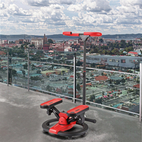 Appareil de fitness multifonction pour la maison : Stepper amincissant pour les jambes, simulateur de marche pour le ventre, et appareil de torsion de la taille en métal pour l'escalade sportive