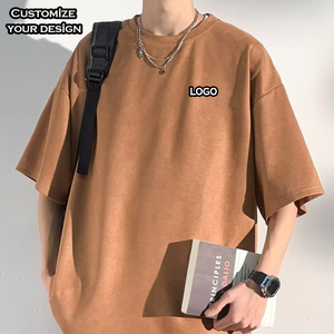T-shirt pour homme de haute qualité 100% coton, surdimensionné, logo personnalisé, motif graphique court, motif d'anime, impression 3D en relief pour homme - Product Image 1