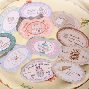 Juego de 20 Pegatinas Decorativas Autoadhesivas con Diseño de Cuentos de Hadas de la Serie Sueños Dulces de <span class=keywords><strong>Alicia</strong></span>, Hechas a Mano - Product Image 4