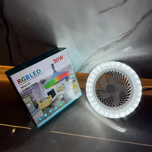 RGBLED Multi Function Fan <b>Light</b> 30W <b>Ceiling</b> Mount <b>Remote</b> <b>Control</b> LED <b>Light</b> With Color Changing Effect - Product Image 2