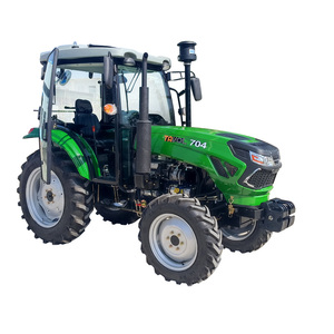 Trung Quốc 40hp 60hp 70hp mini 4WD nông nghiệp máy kéo giá rẻ 4x4 trang trại bánh xe máy kéo động cơ diesel 50hp đánh giá điện sử dụng điều kiện" - Product Image 5