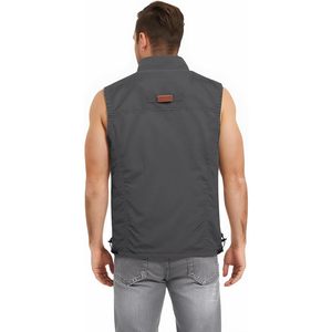Chaleco de Pesca Ligero para Hombre FOXA, con Múltiples Bolsillos, Cierre de Cremallera, Material de Poliéster - Product Image 6