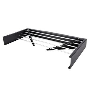 Secador <span class=keywords><strong>de</strong></span> hierro versátil para el hogar, montadas en la pared <span class=keywords><strong>de</strong></span> perchas <span class=keywords><strong>de</strong></span> aluminio Metal plegables para secar <span class=keywords><strong>ropa</strong></span>, cocina, sala <span class=keywords><strong>de</strong></span> estar - Product Image 1