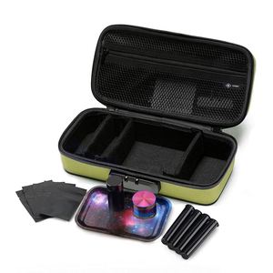 Estuche Portátil Negro Personalizado a Prueba de Olores para Accesorios de Fumar, Estuche para Cigarrillos - Product Image 1
